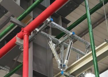 集安该抗震支架的整体式支吊架结构协调性好